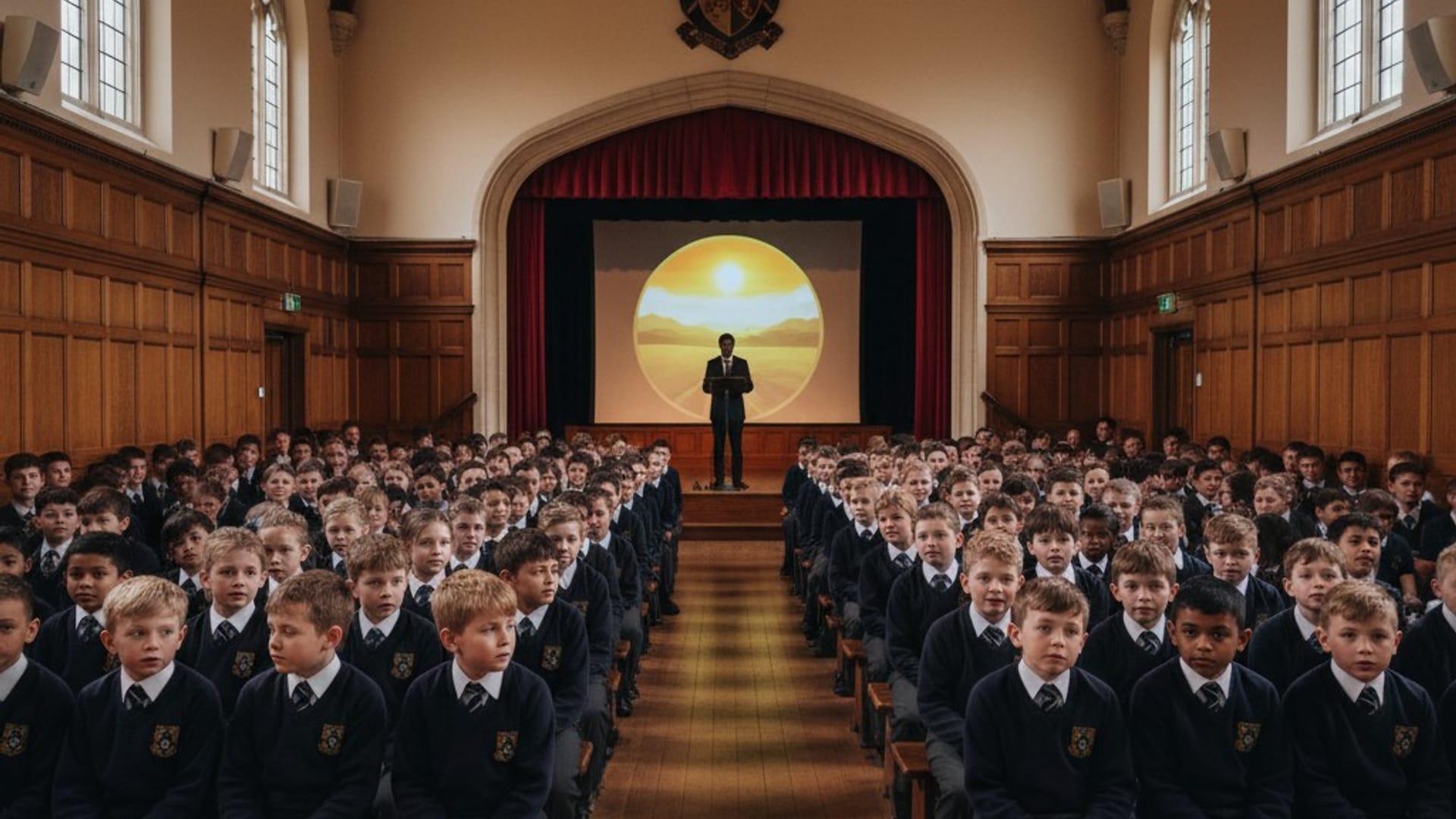 UK school students engaged in motivational workshop